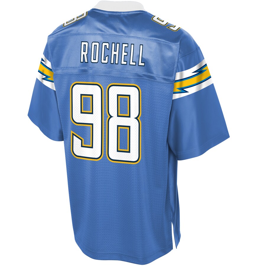Los Angeles Chargers Isaac Rochell NFL jersey front view
