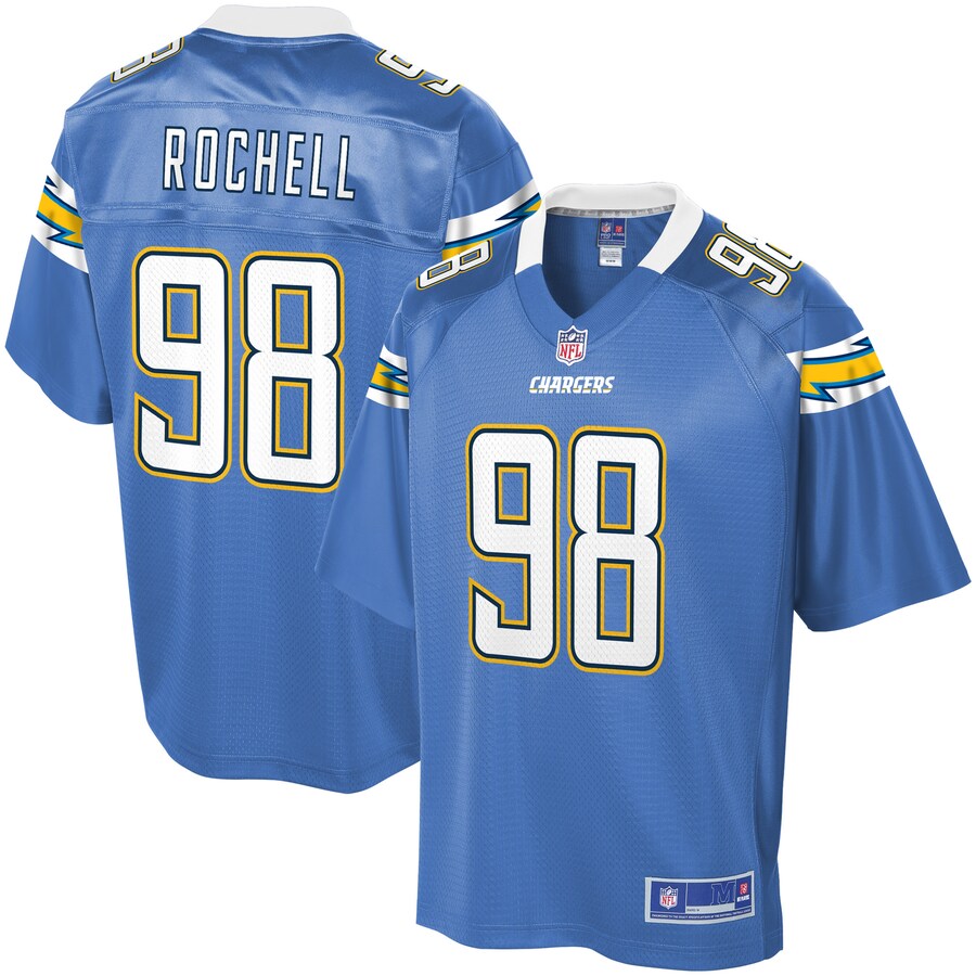 Los Angeles Chargers Isaac Rochell NFL jersey front view