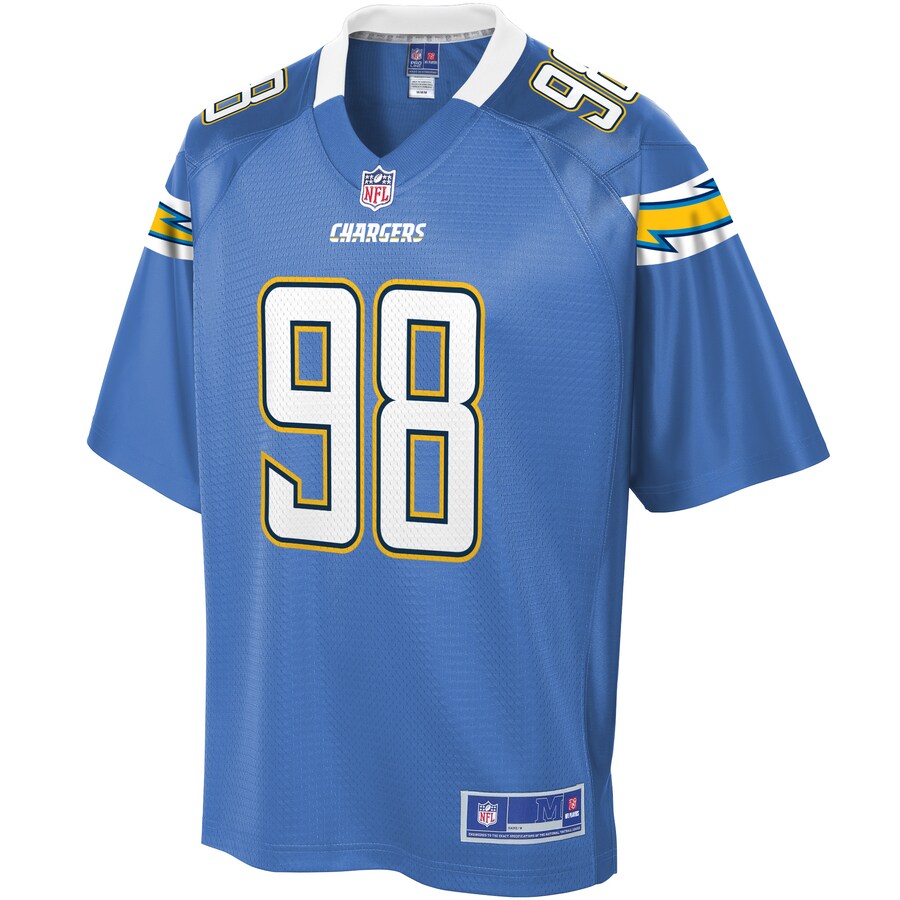 Los Angeles Chargers Isaac Rochell NFL jersey front view