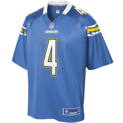 Los Angeles Chargers Michael Badgley NFL jersey front view