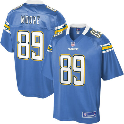 Los Angeles Chargers Jason Moore NFL jersey front view