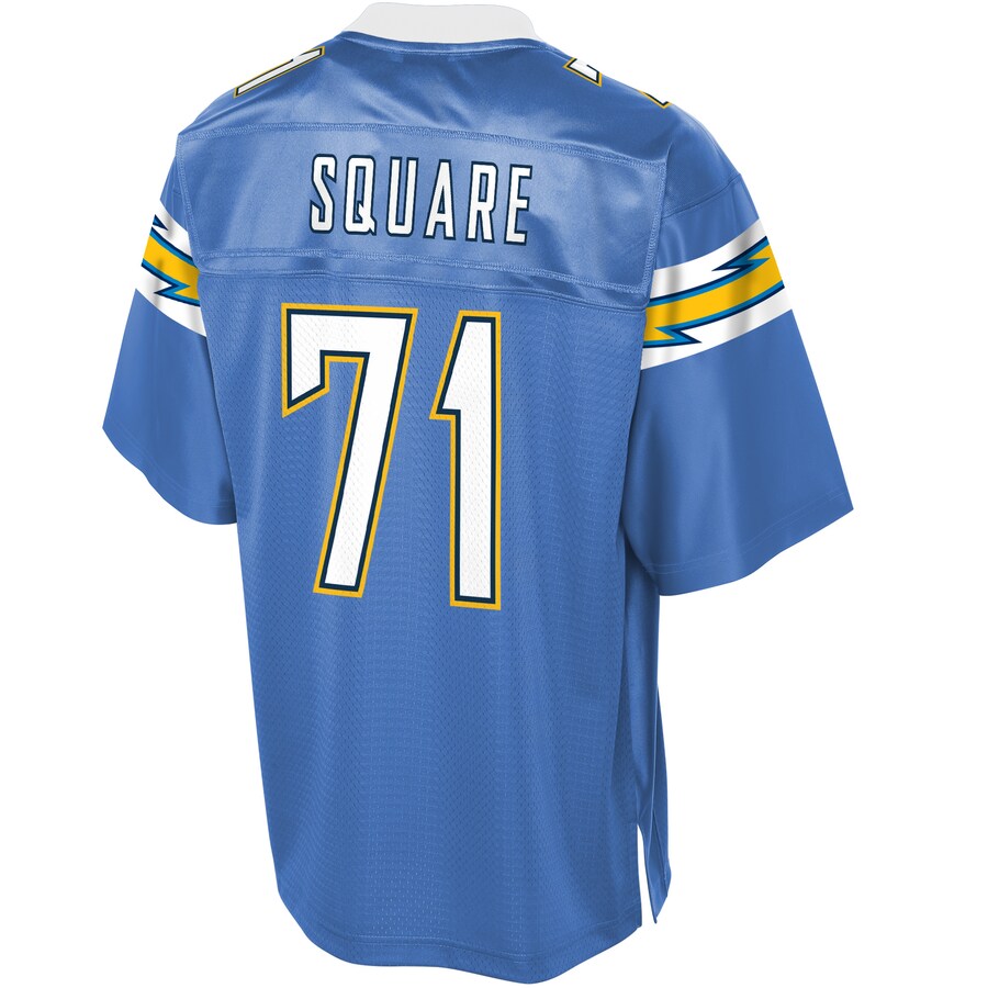 Los Angeles Chargers Damion Square NFL jersey front view