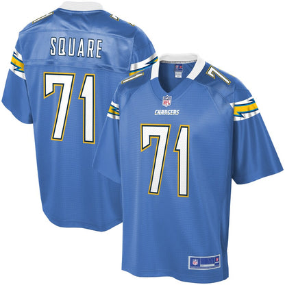 Los Angeles Chargers Damion Square NFL jersey front view
