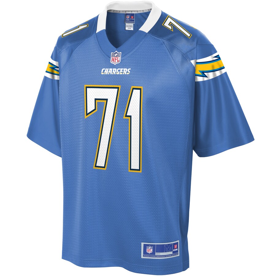 Los Angeles Chargers Damion Square NFL jersey front view