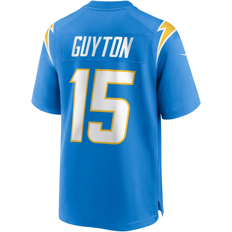 Los Angeles Chargers Jalen Guyton NFL jersey front view
