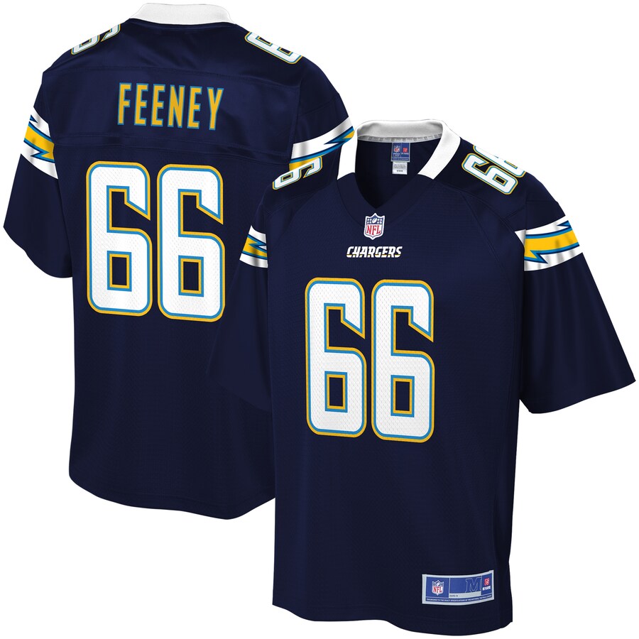 Los Angeles Chargers Dan Feeney NFL jersey front view