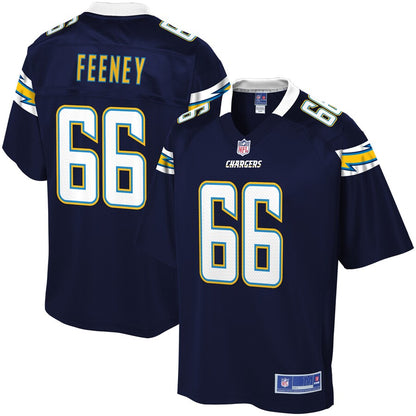 Los Angeles Chargers Dan Feeney NFL jersey front view