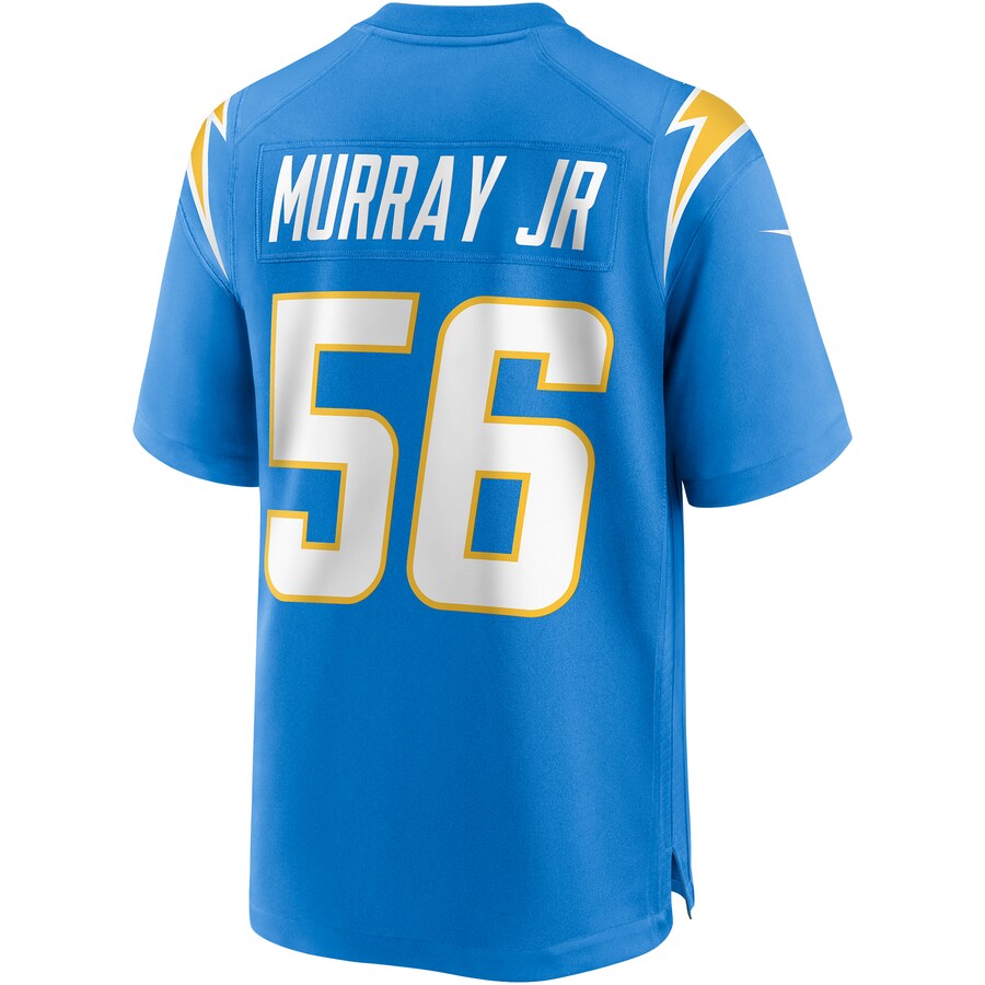 Los Angeles Chargers Kenneth Murray Draft First Round NFL jersey front view