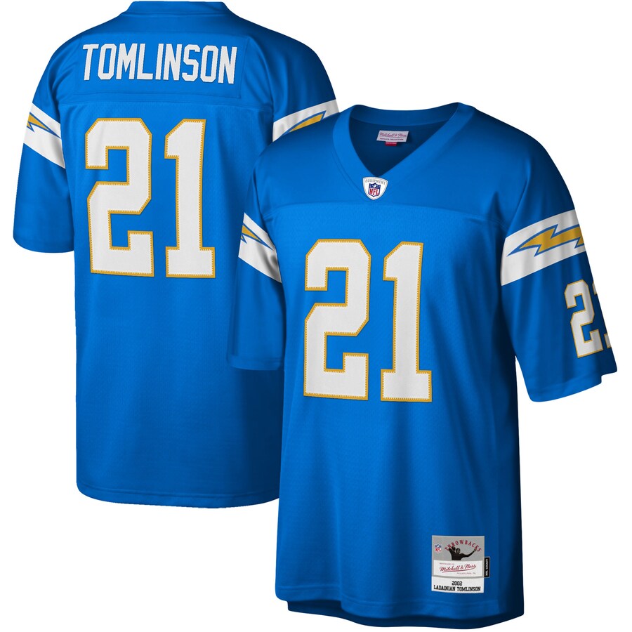 Los Angeles Chargers Ladainian Tomlinson Legacy NFL jersey front view