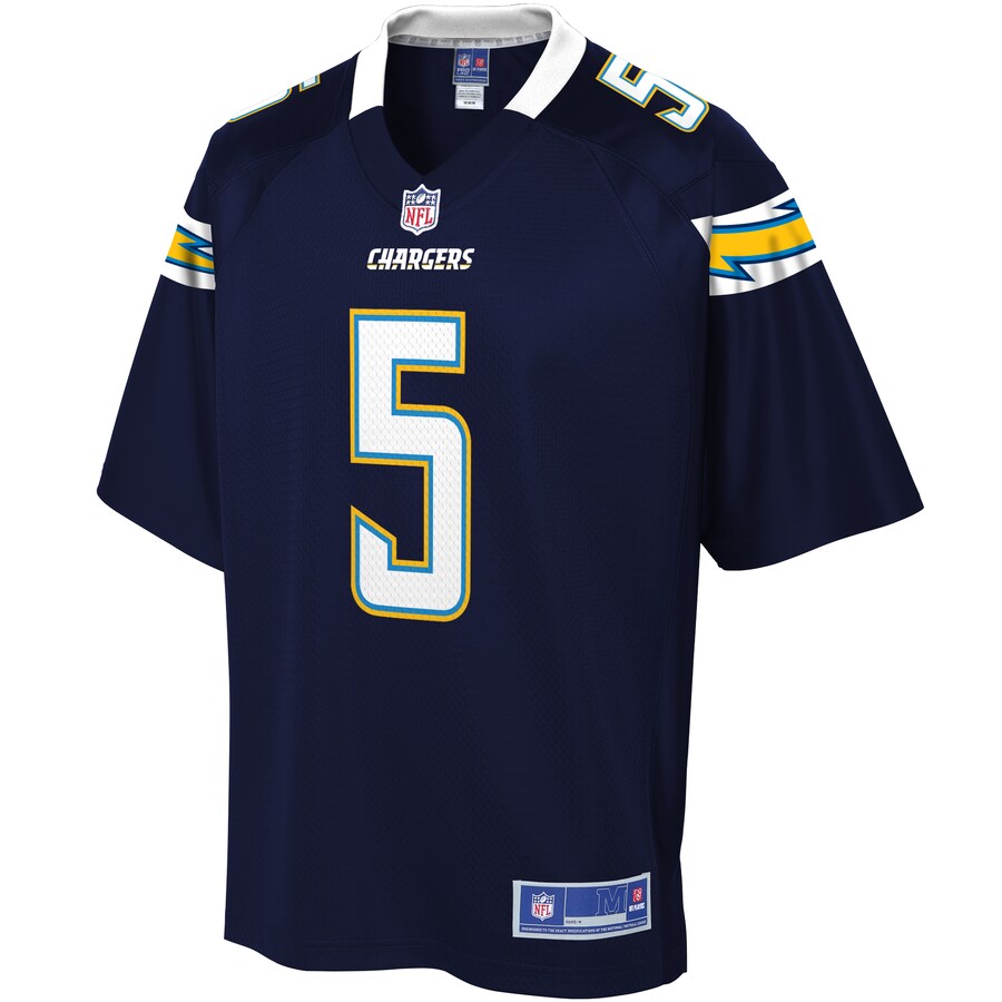 Los Angeles Chargers Tyrod Taylor NFL jersey front view