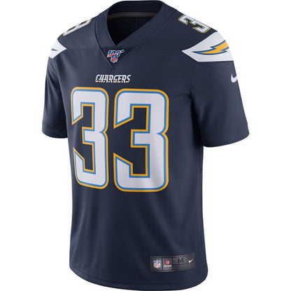 Los Angeles Chargers Derwin James 100 NFL jersey front view