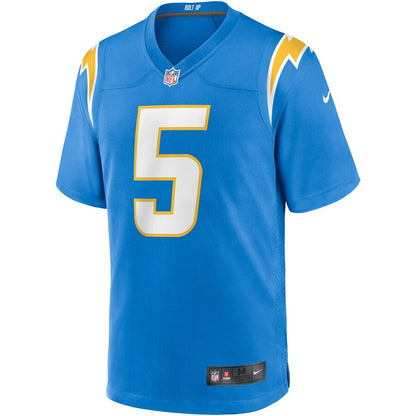 Los Angeles Chargers Tyrod Taylor NFL jersey front view