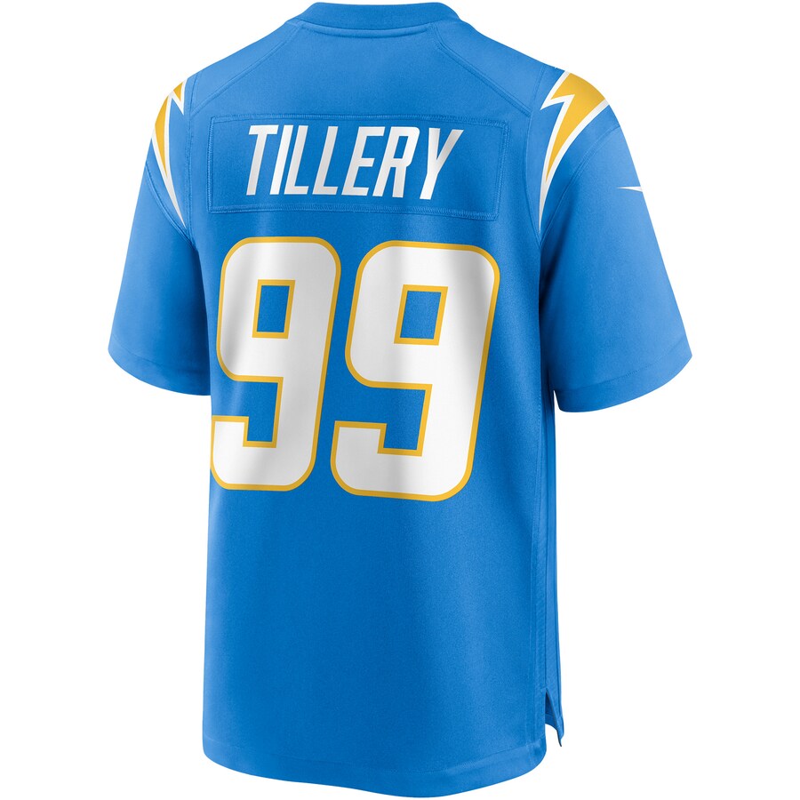 Los Angeles Chargers Jerry Tillery NFL jersey front view