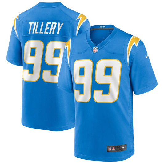 Los Angeles Chargers Jerry Tillery NFL jersey front view