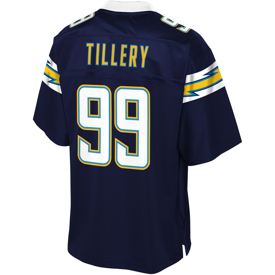 Los Angeles Chargers Jerry Tillery NFL jersey front view