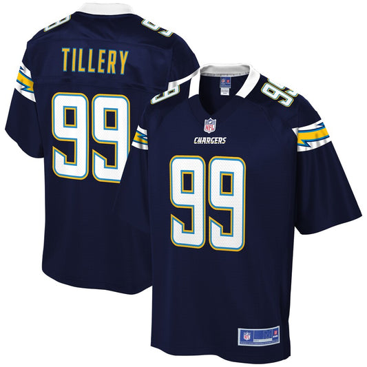 Los Angeles Chargers Jerry Tillery NFL jersey front view