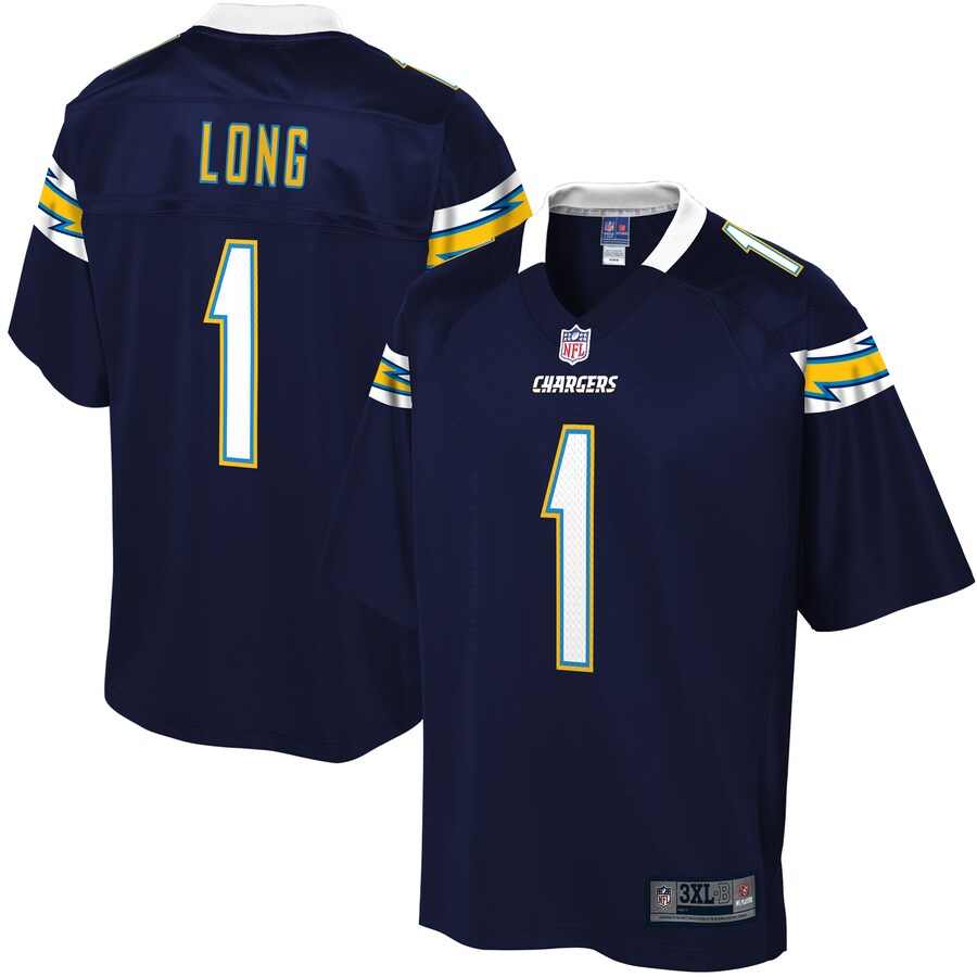 Los Angeles Chargers Ty Long Big Tall NFL jersey front view