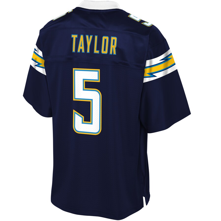 Los Angeles Chargers Tyrod Taylor Big Tall NFL jersey front view