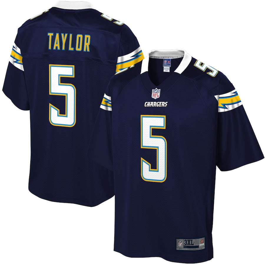 Los Angeles Chargers Tyrod Taylor Big Tall NFL jersey front view