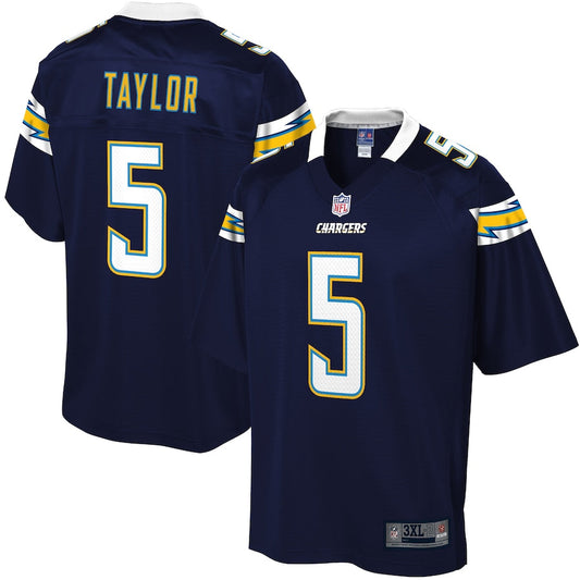 Los Angeles Chargers Tyrod Taylor Big Tall NFL jersey front view
