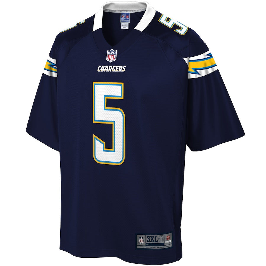 Los Angeles Chargers Tyrod Taylor Big Tall NFL jersey front view