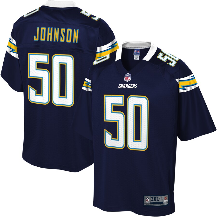 Los Angeles Chargers Trevon Johnson Big Tall NFL jersey front view