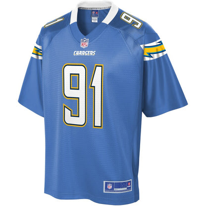 Los Angeles Chargers Cortez Broughton NFL jersey front view