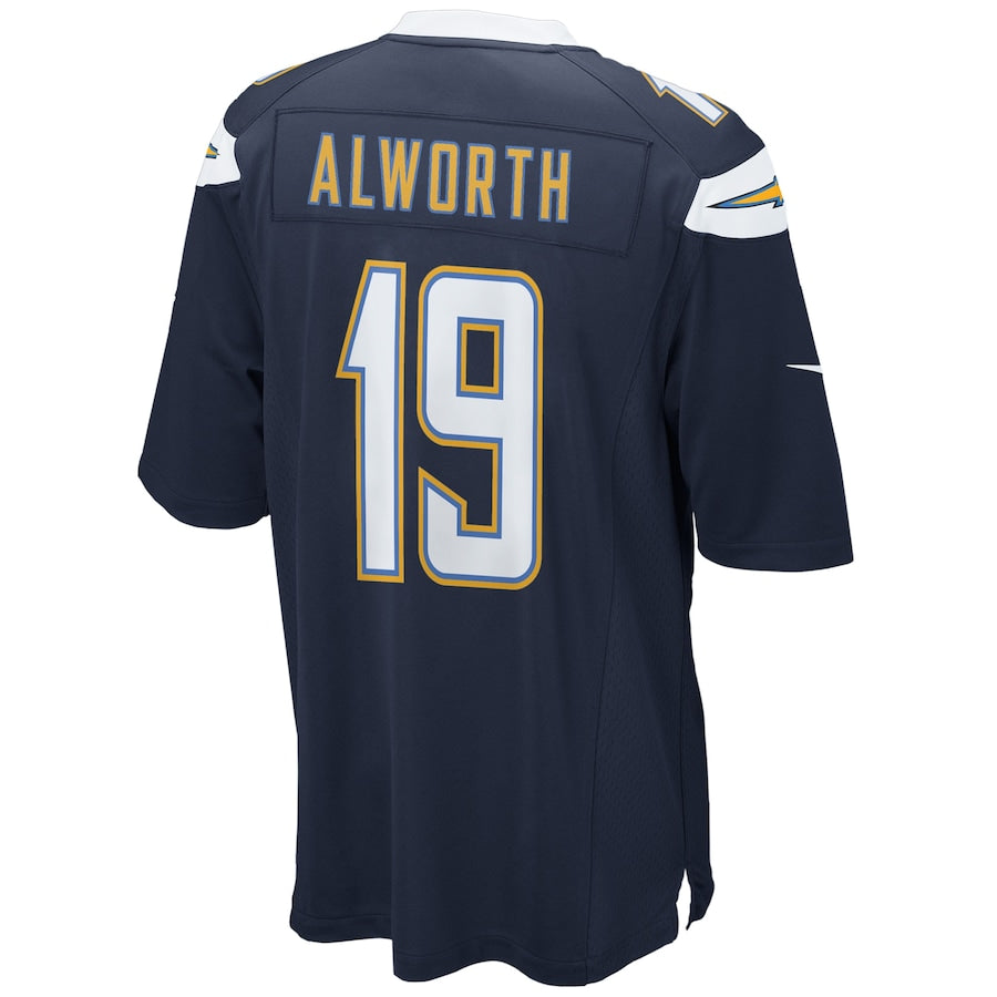 San Diego Chargers S Lance Alworth NFL jersey front view