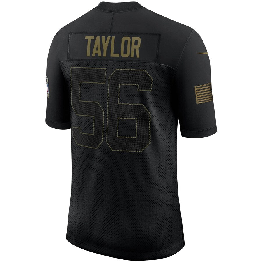 New York Giants Lawrence Taylor Salute To Service NFL jersey front view
