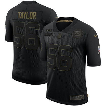 New York Giants Lawrence Taylor Salute To Service NFL jersey front view