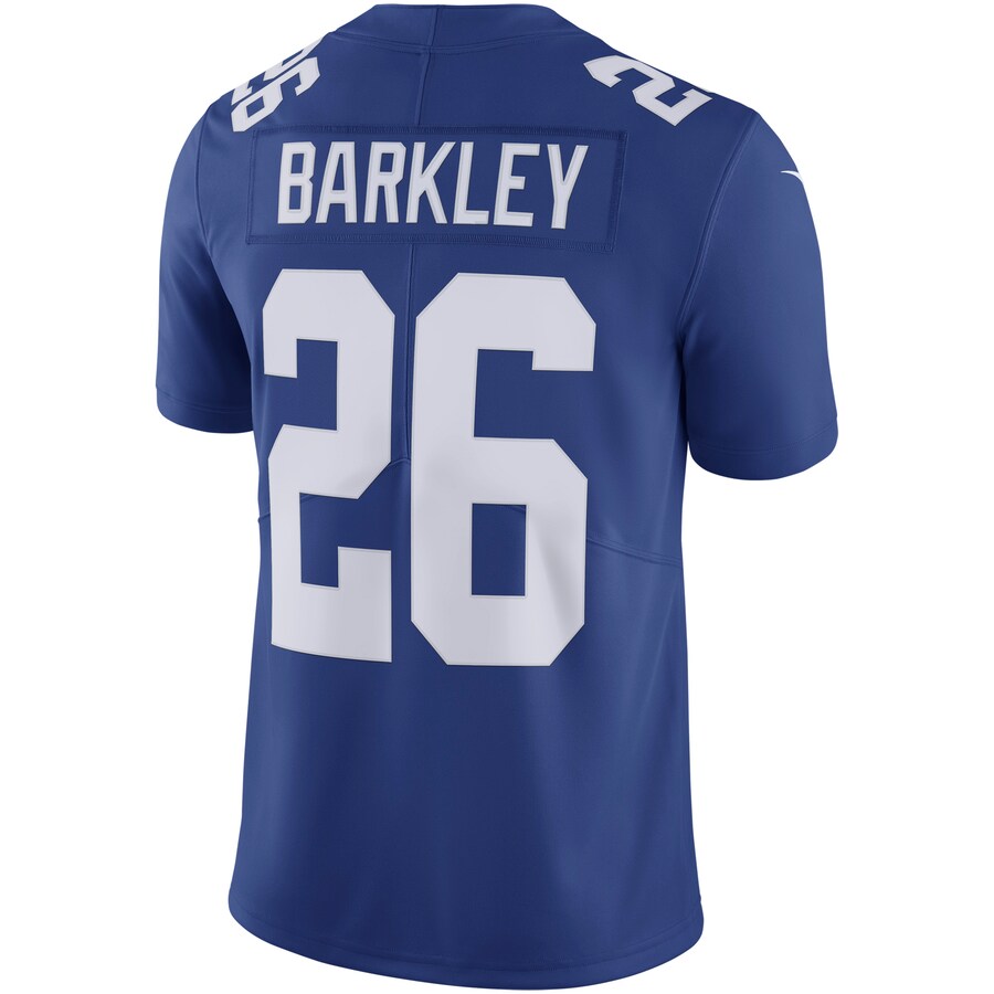 New York Giants Saquon Barkley NFL jersey front view