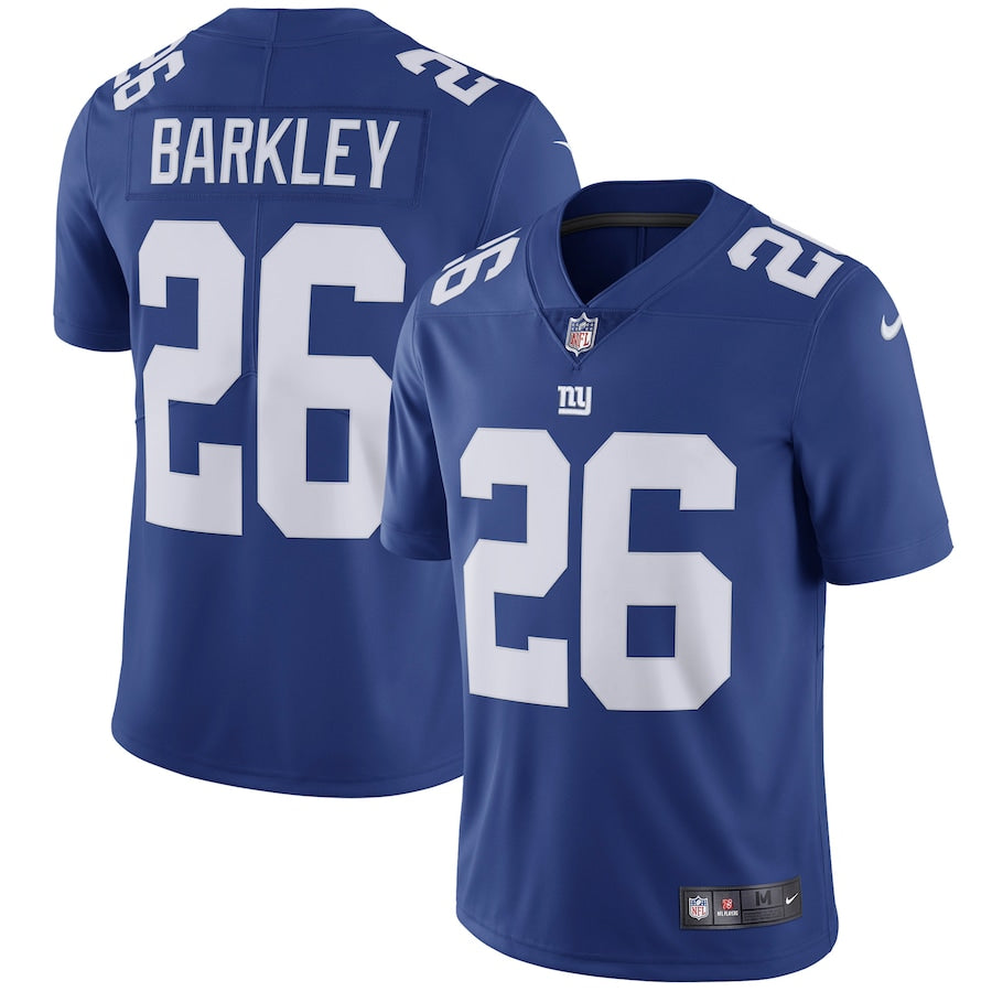 New York Giants Saquon Barkley NFL jersey front view