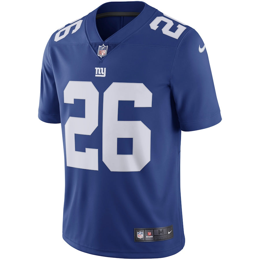 New York Giants Saquon Barkley NFL jersey front view