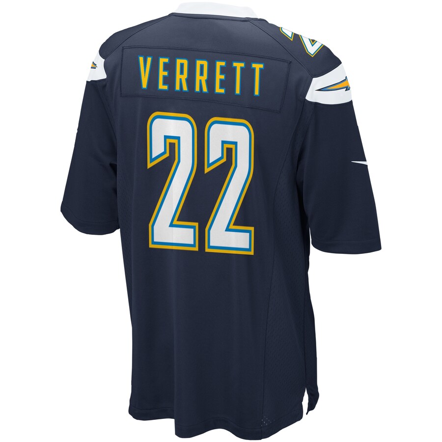 Los Angeles Chargers S Jason Verrett NFL jersey front view