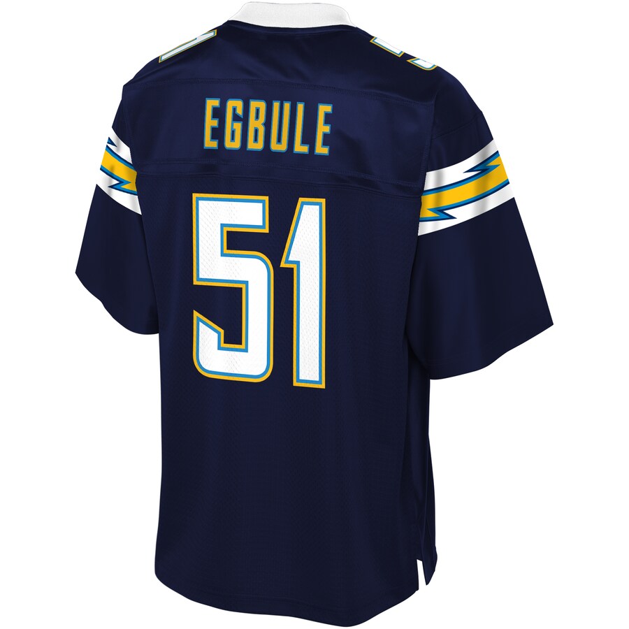 Los Angeles Chargers Emeke Egbule Big Tall NFL jersey front view