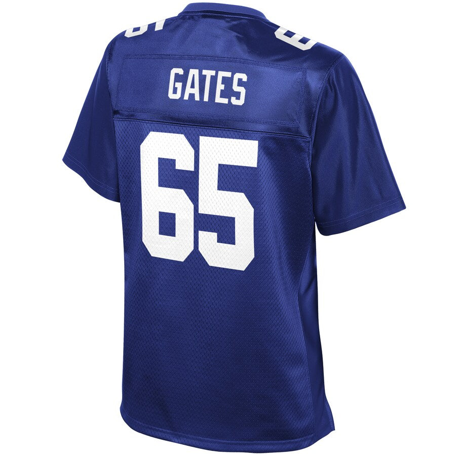 New York Giants Nick Gates Big Tall NFL jersey front view