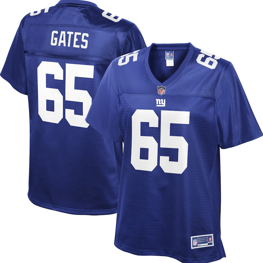 New York Giants Nick Gates Big Tall NFL jersey front view