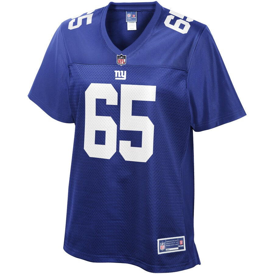 New York Giants Nick Gates Big Tall NFL jersey front view