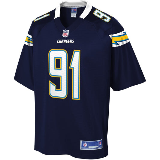 Los Angeles Chargers Cortez Broughton NFL jersey front view