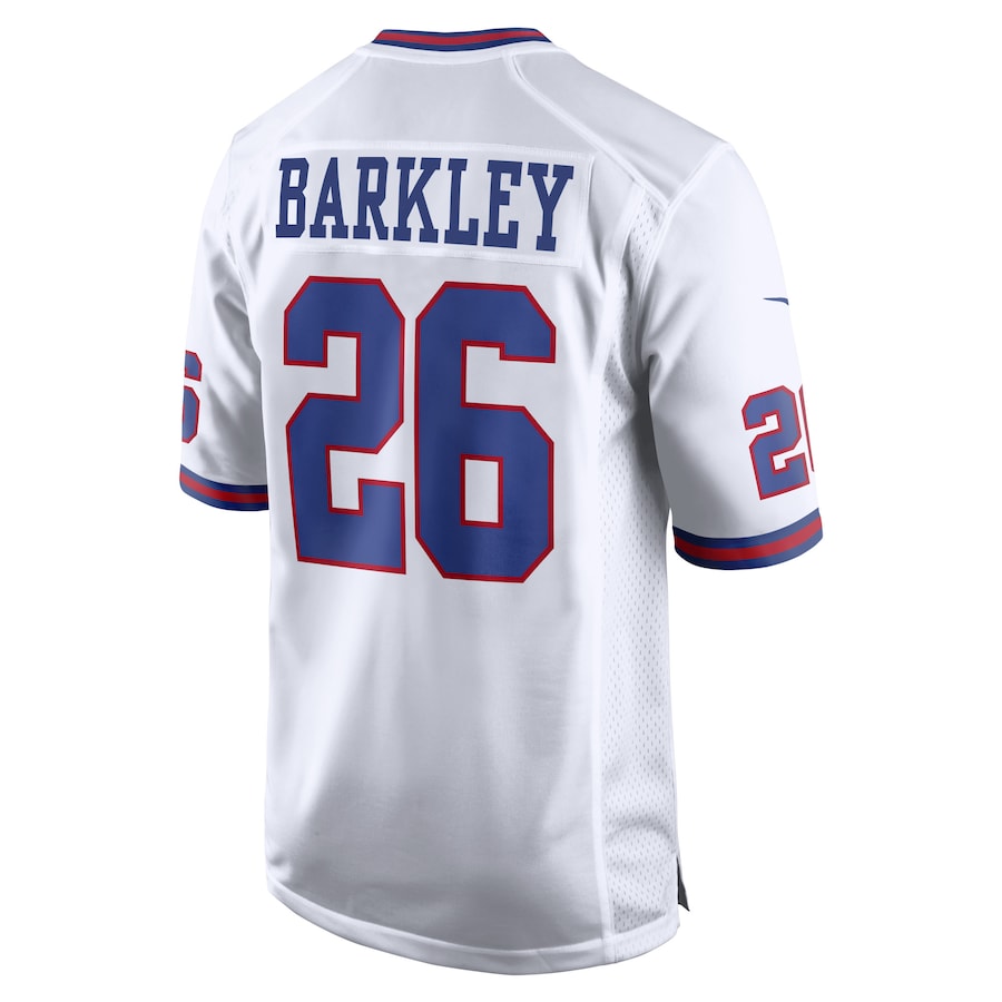 New York Giants Saquon Barkley NFL jersey front view