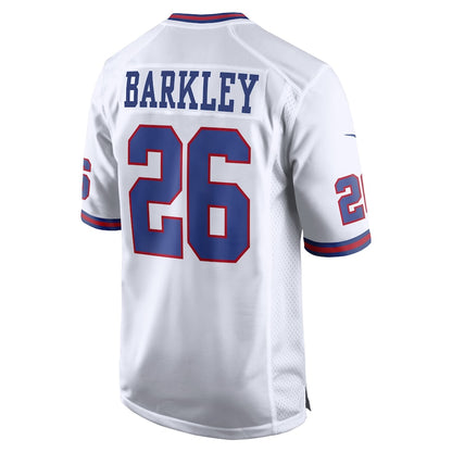 New York Giants Saquon Barkley NFL jersey front view
