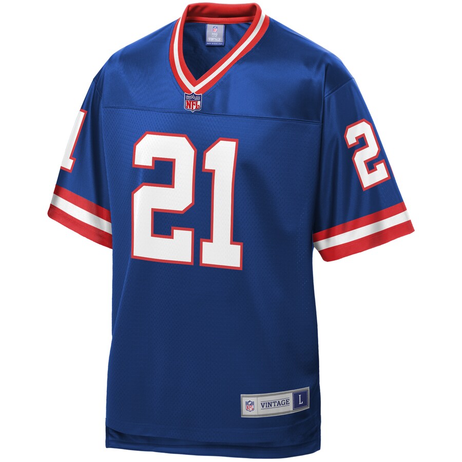 New York Giants Tiki Barber NFL jersey front view
