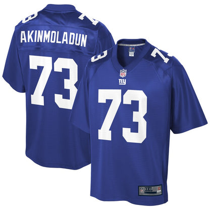 New York Giants Freedom Akinmoladun Big Tall NFL jersey front view