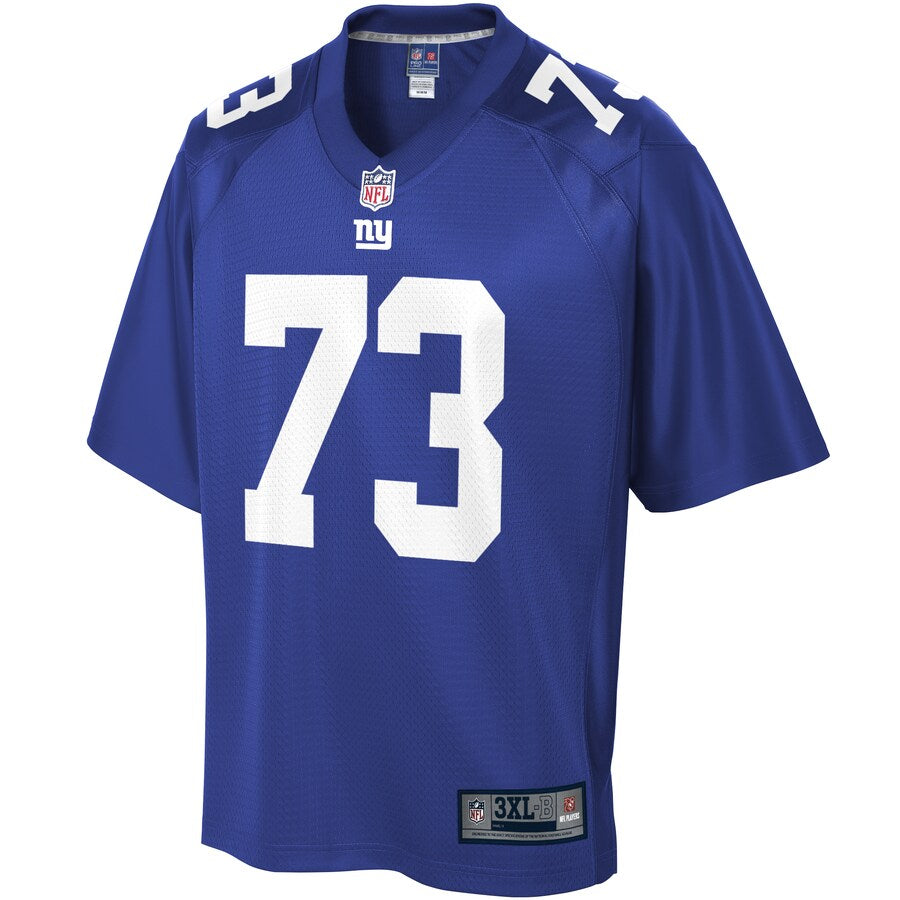 New York Giants Freedom Akinmoladun Big Tall NFL jersey front view