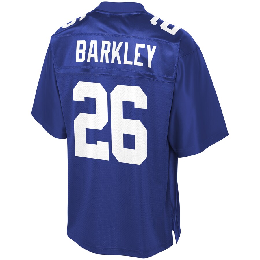 New York Giants Saquon Barkley NFL jersey front view