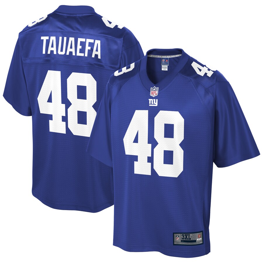 New York Giants Josiah Tauaefa Big Tall NFL jersey front view