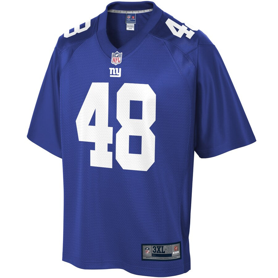 New York Giants Josiah Tauaefa Big Tall NFL jersey front view