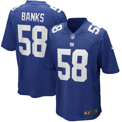 New York Giants Carl Banks NFL jersey front view