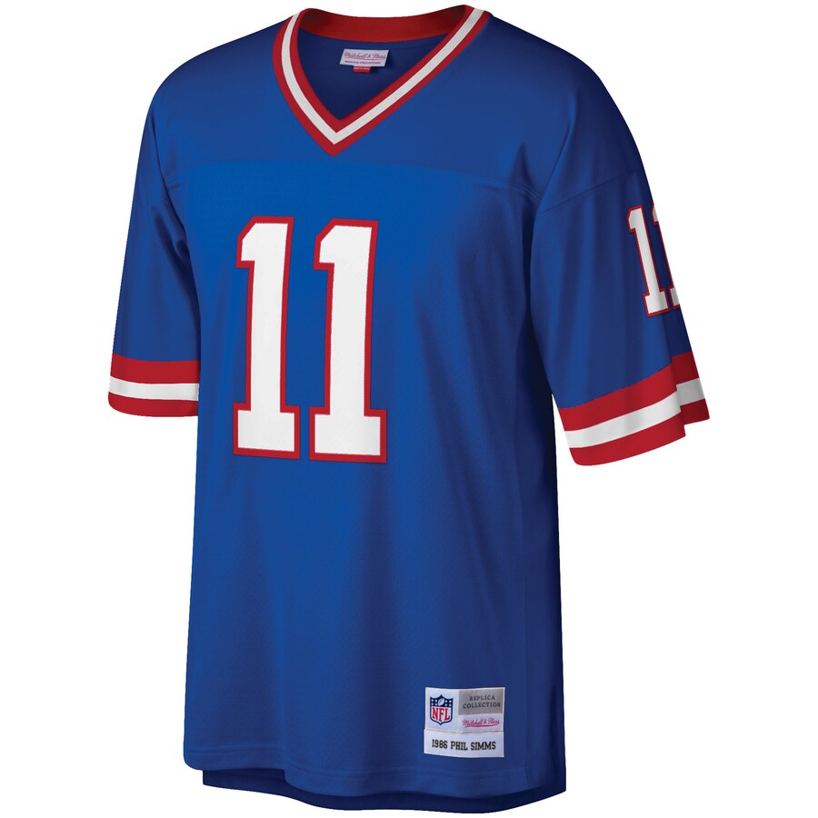 New York Giants Phil Simms Legacy NFL jersey front view