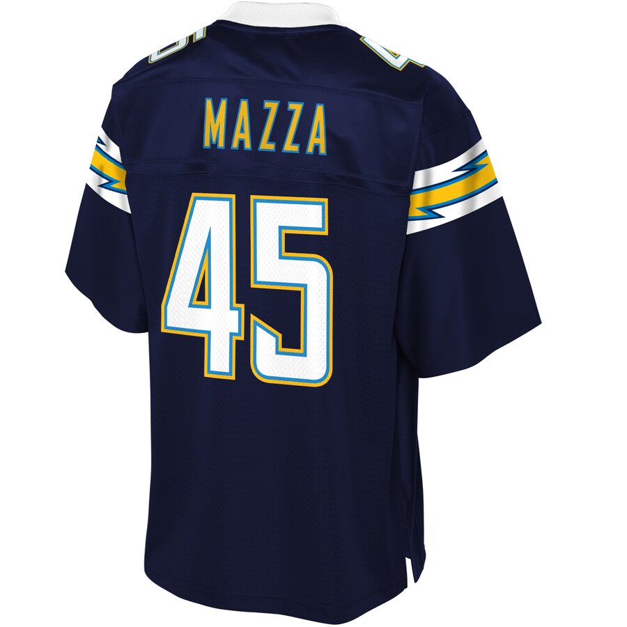 Los Angeles Chargers Cole Mazza NFL jersey front view